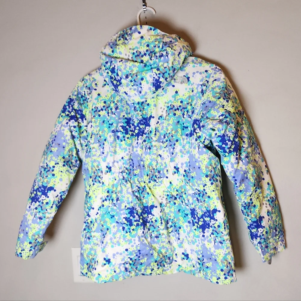 The‎ North Face Insulated Hyvent Coat Kids Youth Size Large 14/16 Blue Green